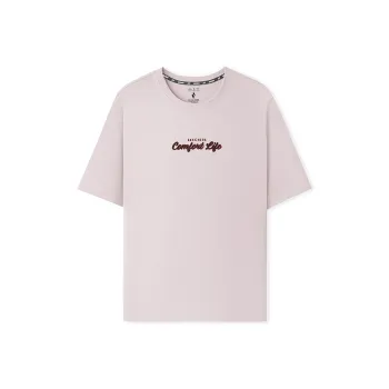Skechers T Shirt Unisex Light Violet
