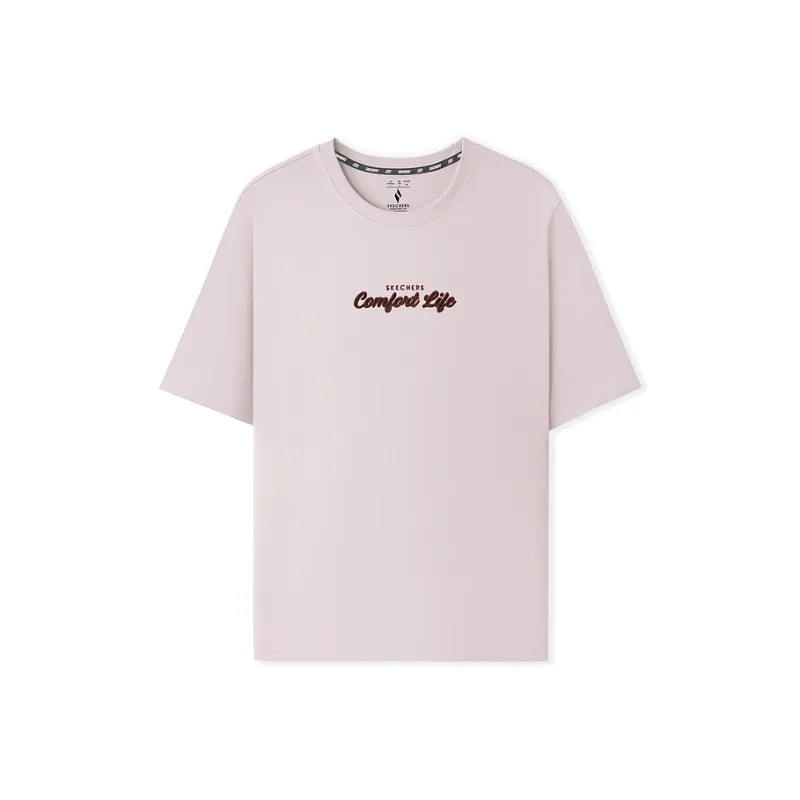 Skechers T Shirt Unisex Light Violet-0