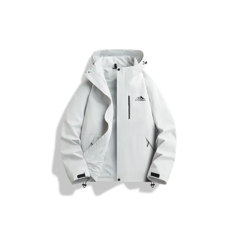ROBINHOOD Water Resistant Windproof Breathable Wear Resistant Warm Water Repellent Windbreaker Jacket Unisex-43