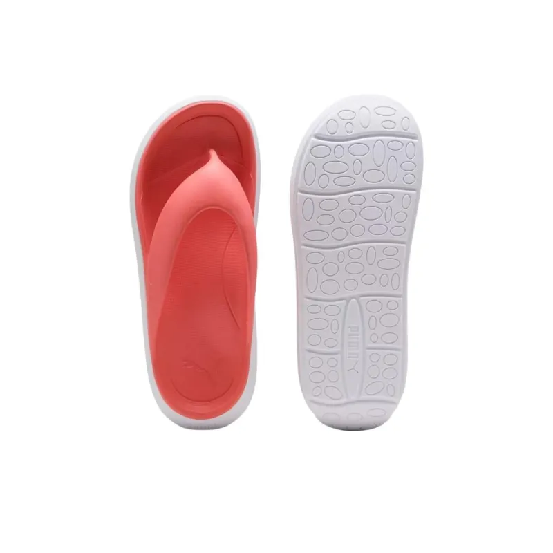 PUMA Flatter Flip Abrasion Resistant Slip Resistant Flip Flops Women's Red-4