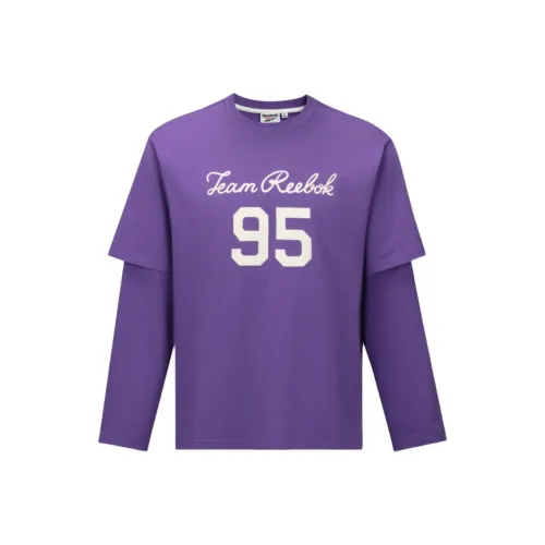 Reebok T-Shirts Unisex Purple