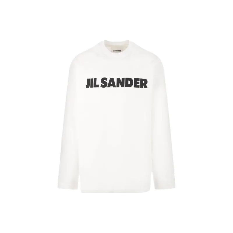 JIL SANDER Logo Printed Long Sleeved T Shirt-0