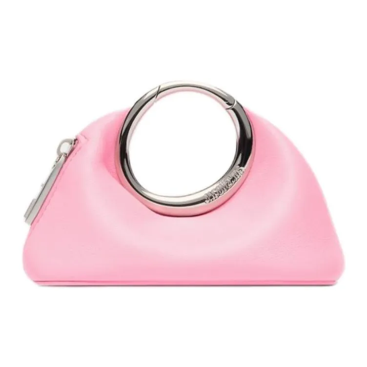 Jacquemus Lambskin Handbag Mini Women's Pink-0