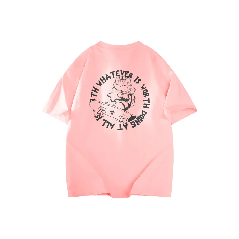 Supremo Cat T Shirts Unisex-4