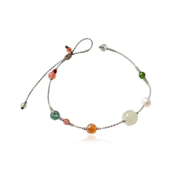 Fuxin Bracelets White Jade/Pale Greenish White Jade Women's