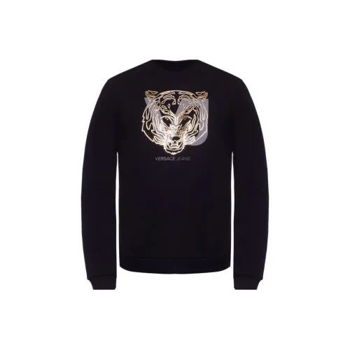 VERSACE JEANS Sweatshirts Men Black