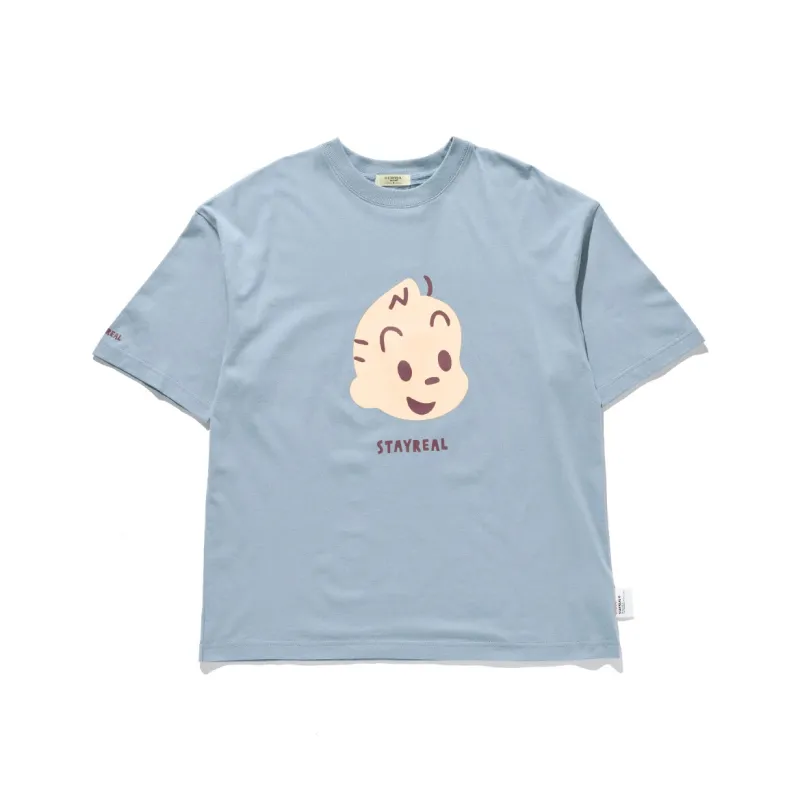 STAYREAL Crew Neck Short Sleeved T Shirts Unisex-4