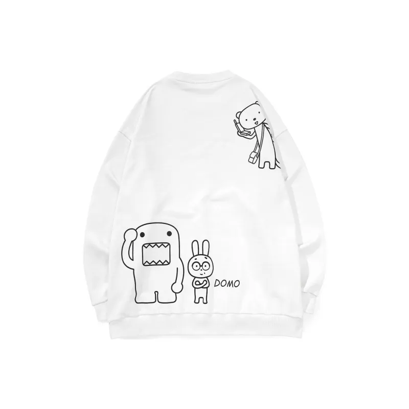 GENANX Crew Neck Loose Fit Regular Sweatshirt Unisex-0