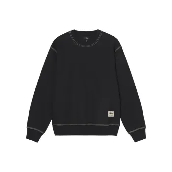 Stussy Contrast Stitch Label Crew Sweater