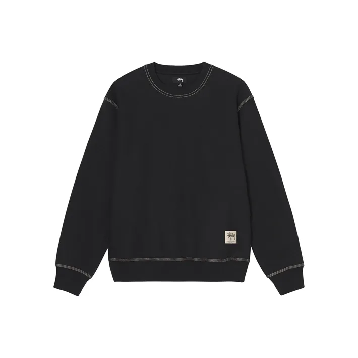Stussy Contrast Stitch Label Crew-0