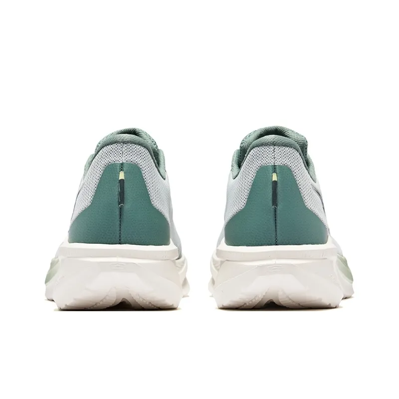 Erke Cushioning Rebound Low Top City Commute Running Shoes Men's Light Gray Green Sage Leaf-3