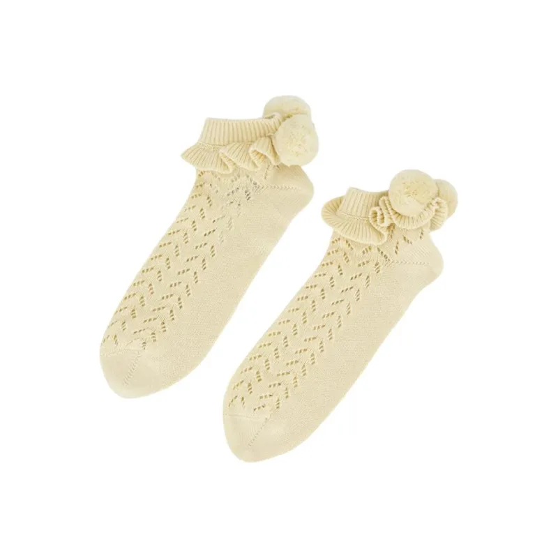 Valentino Ankle Socks Women's 1 Pack Beige Yellow-0