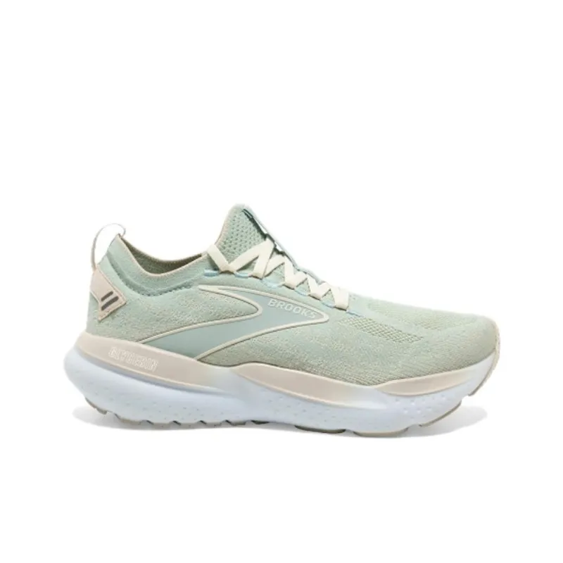 Brooks Glycerin 21 Cushioning, Wear Resistant Low Top Casual Running Shoes Women's Light Green-1