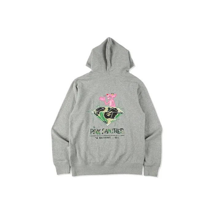 Bape X Pink Panther Pullover Hoodie-0