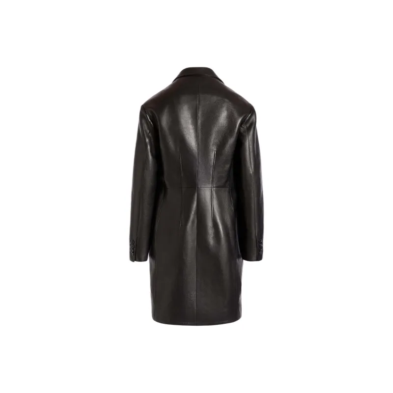 BALLY Leather Jacket Men's Black-1