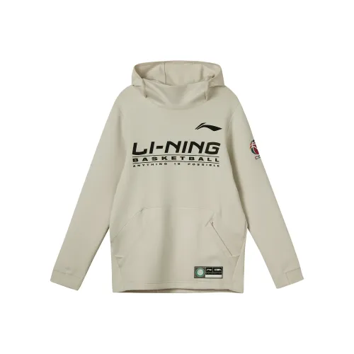 LiNing Professional Basketball Series Sweatshirt Men's Cloud Mist White