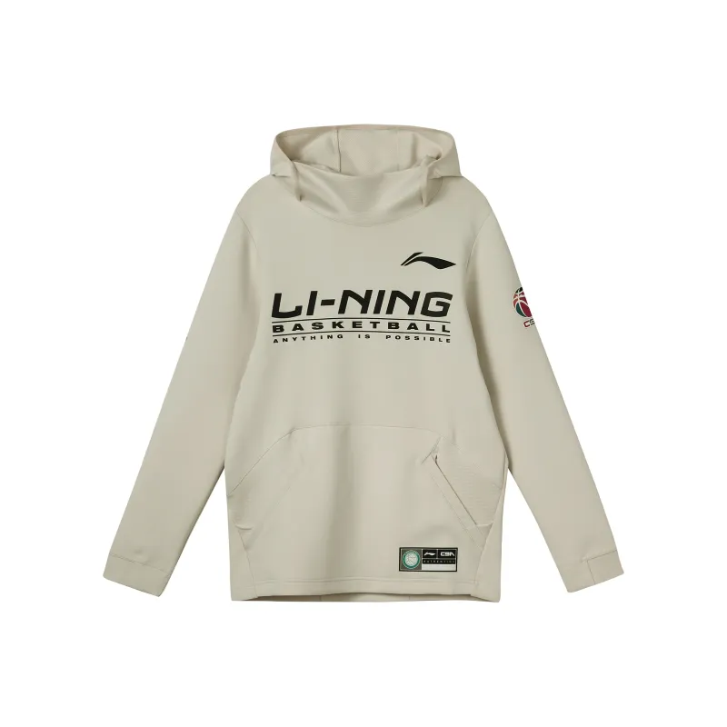 LiNing Professional Basketball Series Sweatshirt Men's Cloud Mist White-0