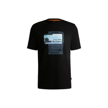 HUGO BOSS Cotton Jersey T shirt