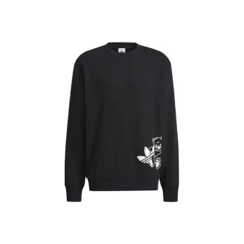 Adidas Originals Bear Crew Sweatshirts Men Black