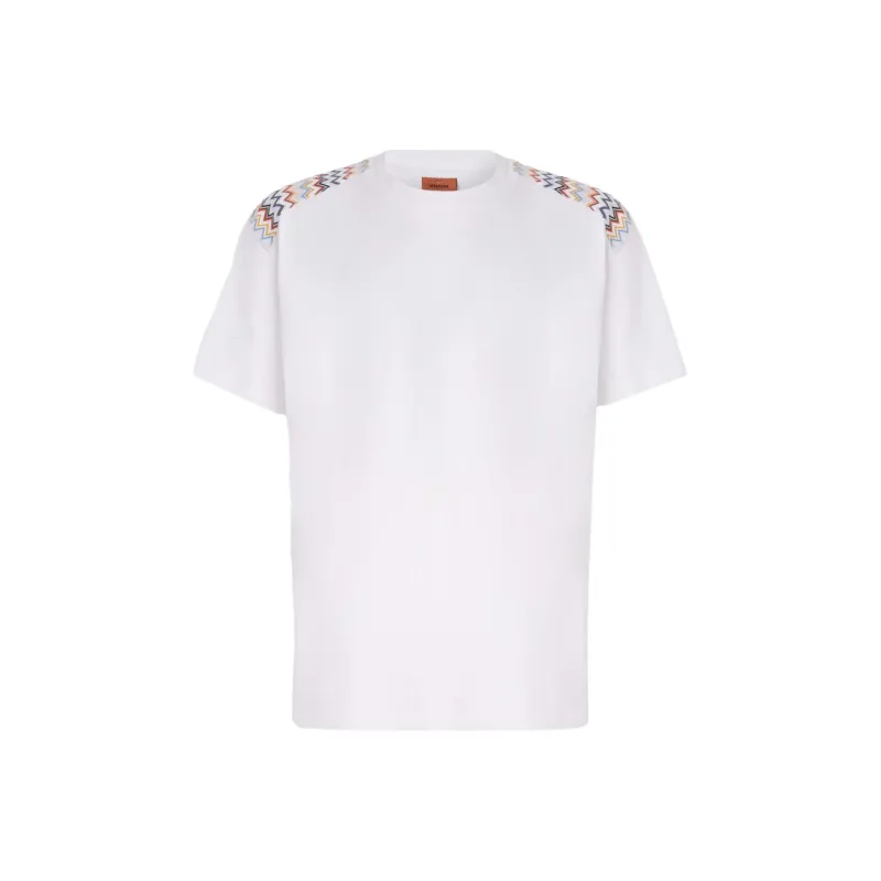 MISSONI Chevron Insert Crewneck T Shirt-0