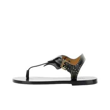 ISABEL MARANT Jooni One Strap Sandals Women's Black