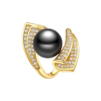 ME LUXE Pearl Ring, Exquisite And Dignified, Elegant Women's