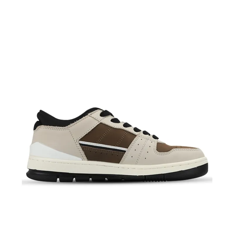 AVIA 825R Series Anti Slip Wear Resistant Low Top Skateboard Shoes Women's Beige Brown-1
