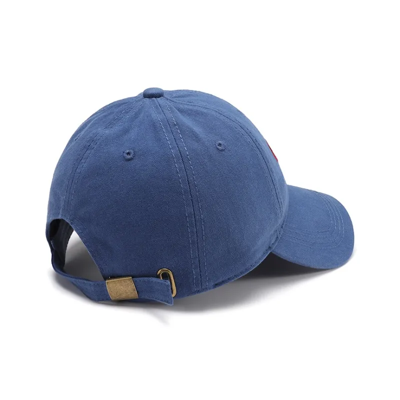 YOUWEI Cotton Breathable Versatile Fashion Soft Top Unisex Curved Brim Hat Unisex-2
