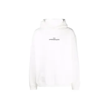 Maison Margiela Logo Embroidered Hoodie