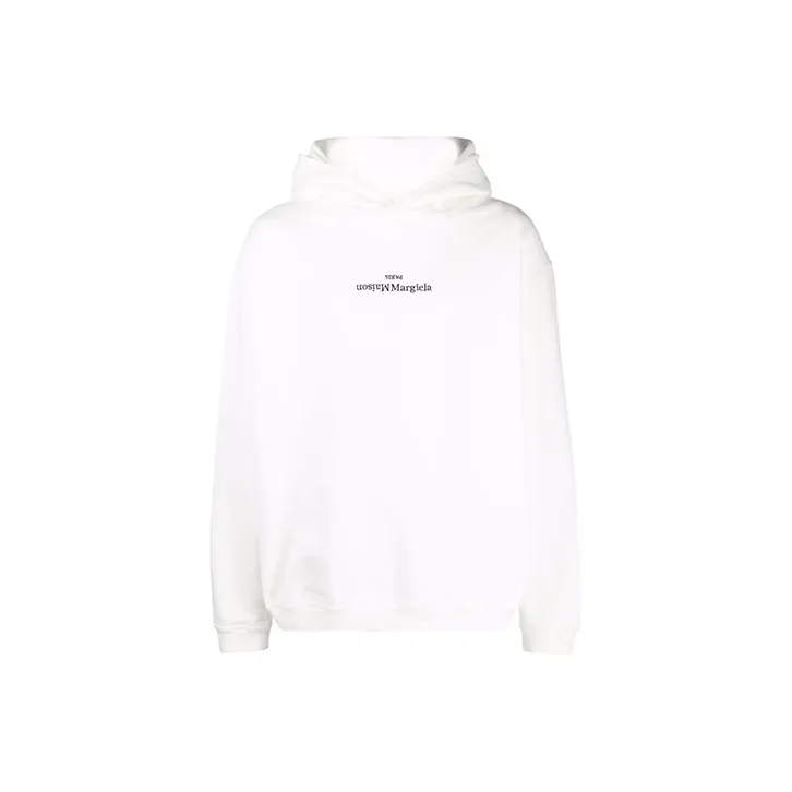 Maison Margiela Logo Embroidered Hoodie-0