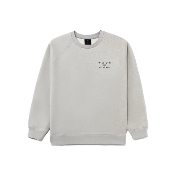 LiNing Sweatshirt Unisex Heather Gray-0