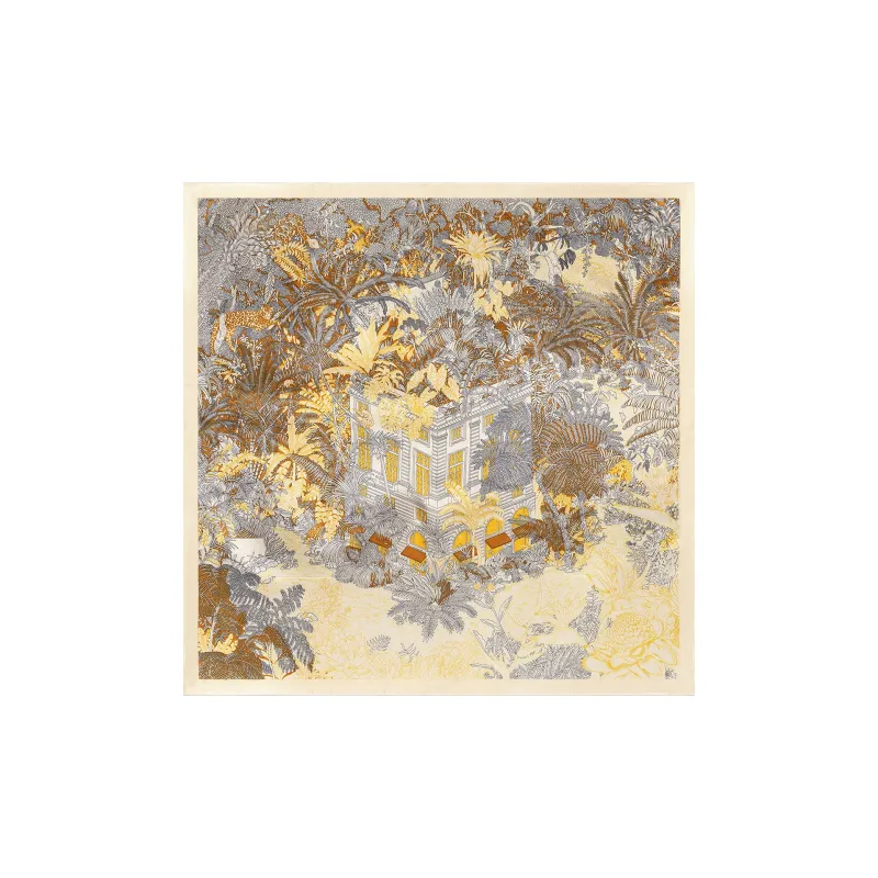 Shanghai Story 100% Polyester Silk Scarves Women's-5