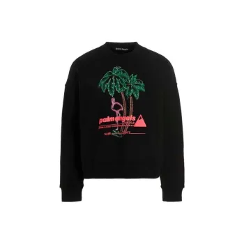PALM ANGELS Pa Ski Club Oversize Crew Sweat
