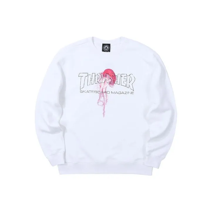 Thrasher Sweatshirts Unisex White-0