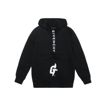Givenchy Logo print Cotton Hoodie Sweatshirt