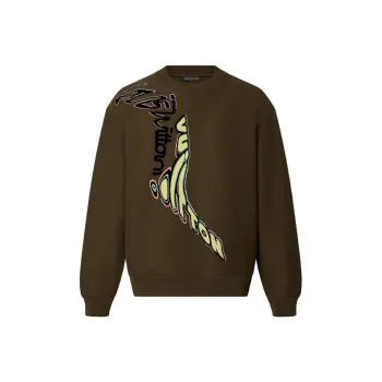 LOUIS VUITTON FW23 Sweatshirt Men's Brown