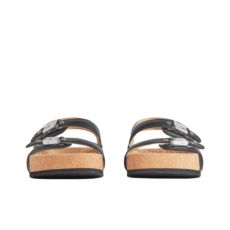 Scholl x Balenciaga FW25 One Strap Sandals Men's Black-3
