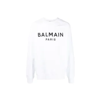 BALMAIN SS23 Sweatshirt Men's White