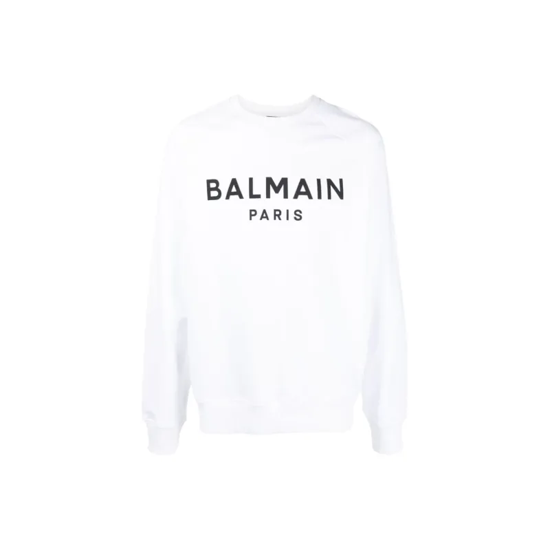 BALMAIN SS23 Sweatshirt Men's White-0