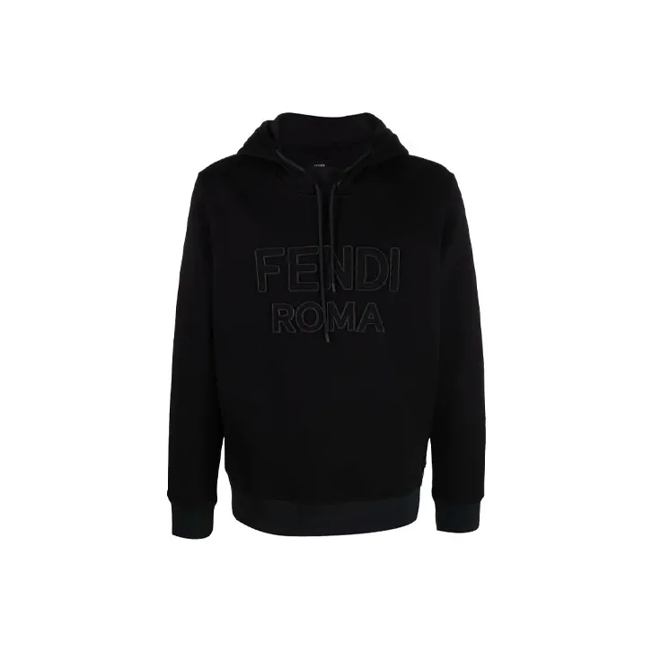 FENDI Sweatshirts Men Black-0