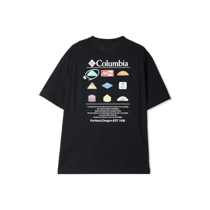 Columbia T Shirt Unisex Black/010-1