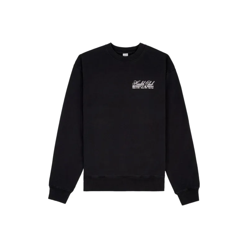 SPORTY & RICH Made In Usa Crew Neck Sweatshirt-0