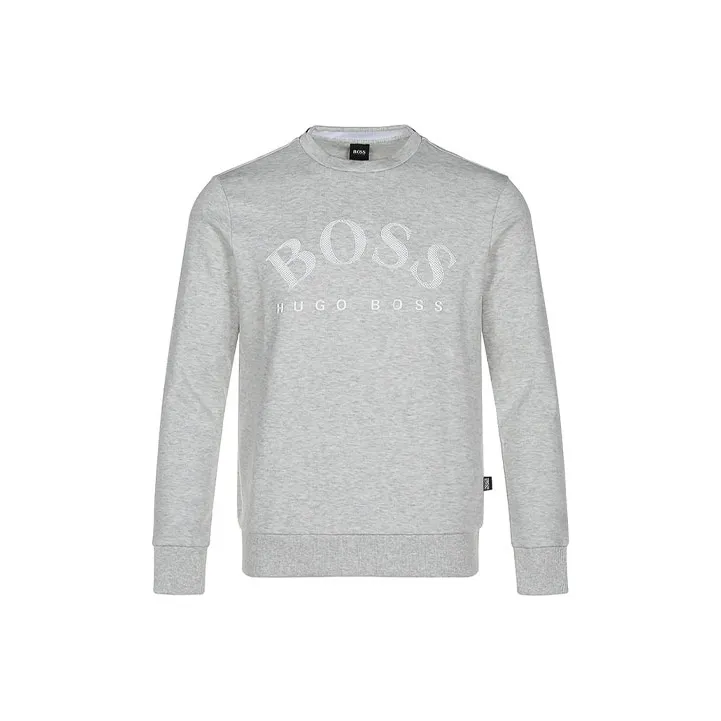 HUGO BOSS Sweatshirt Men's Light Gray-0