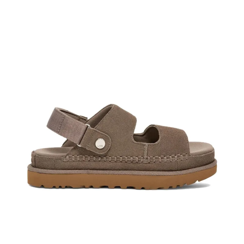 UGG One Strap Sandals Women's Brown Gray-1