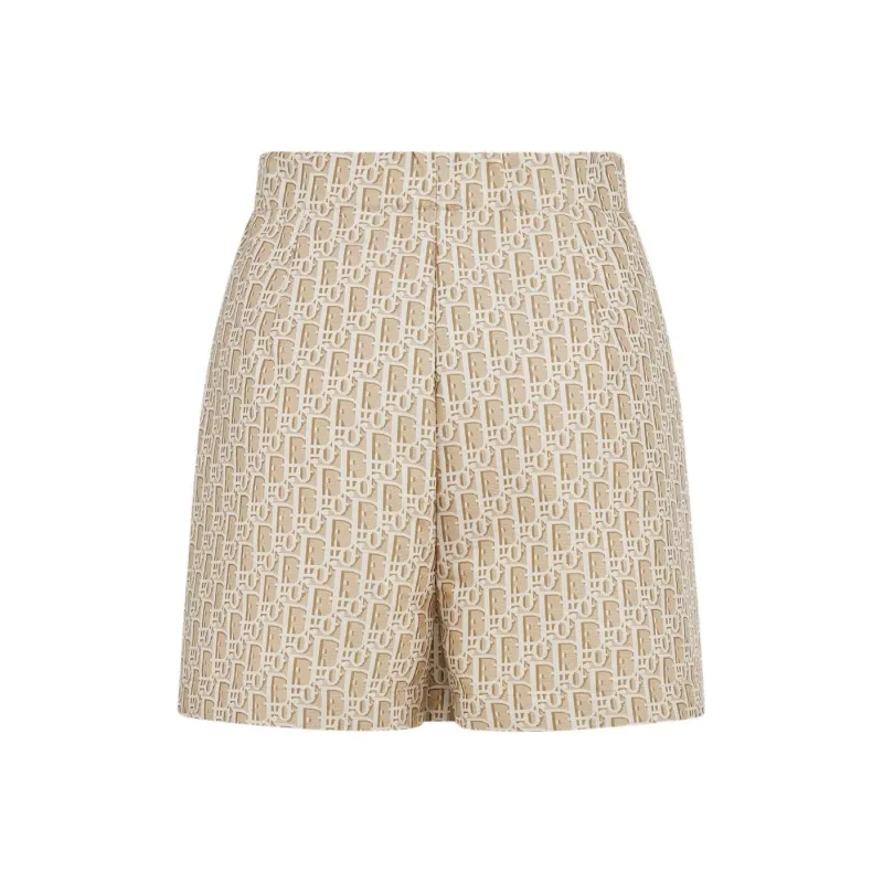 DIOR Casual Short Skirts Women's Beige-1