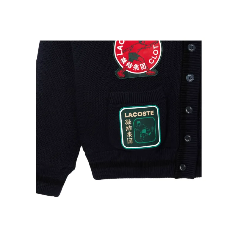 LACOSTE x CLOT Knitwear Unisex Navy Blue-3
