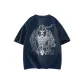 Navy Blue-White