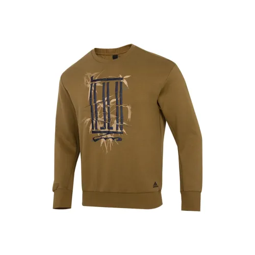 Adidas Sweatshirts Men Dark Khaki