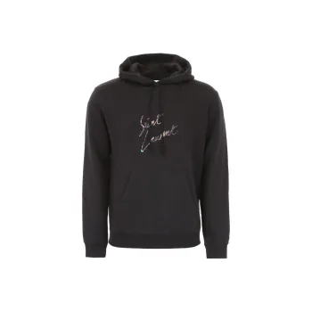SAINT LAURENT SS23 Sweatshirt Men's Black