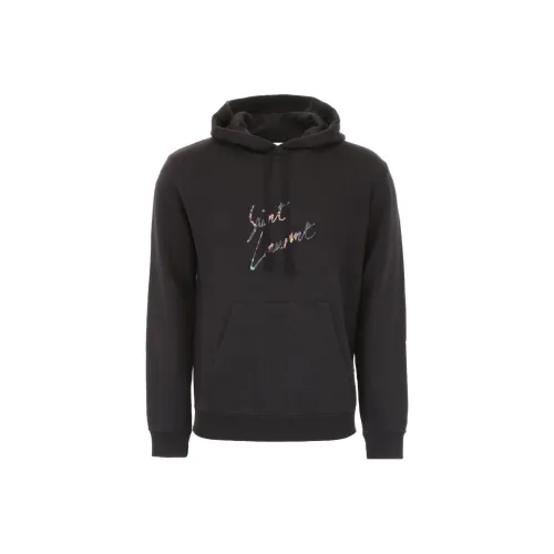 SAINT LAURENT SS23 Sweatshirt Men's Black